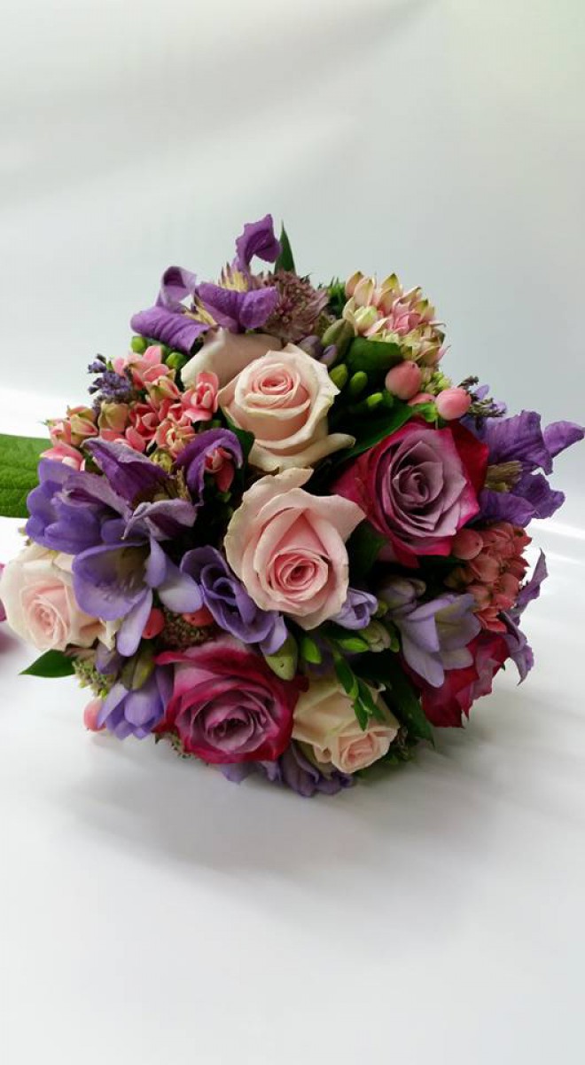 Bouquet de Mariée Pastel